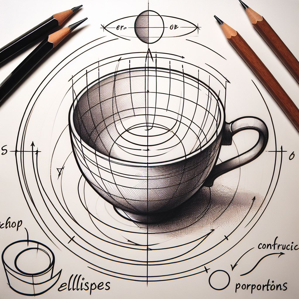 How to draw Teacup