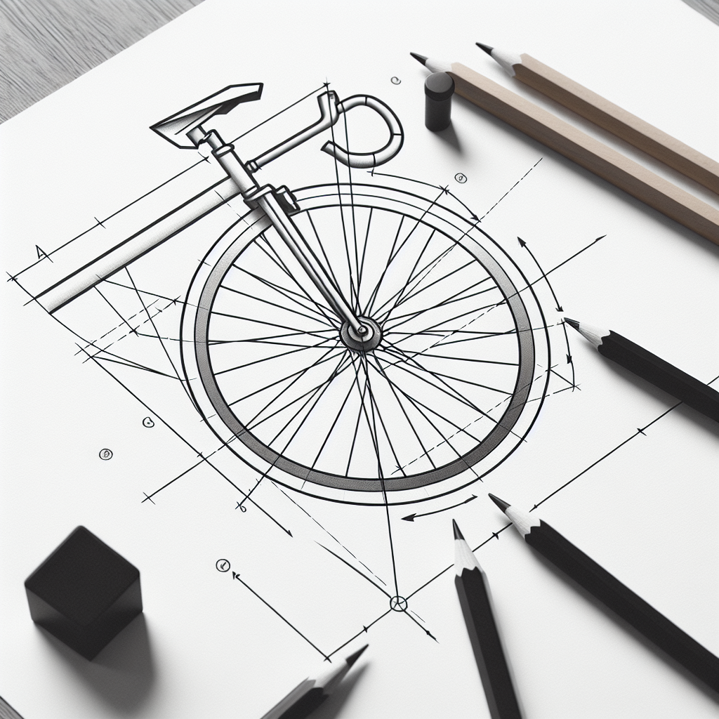 How to draw Bicycle Wheel