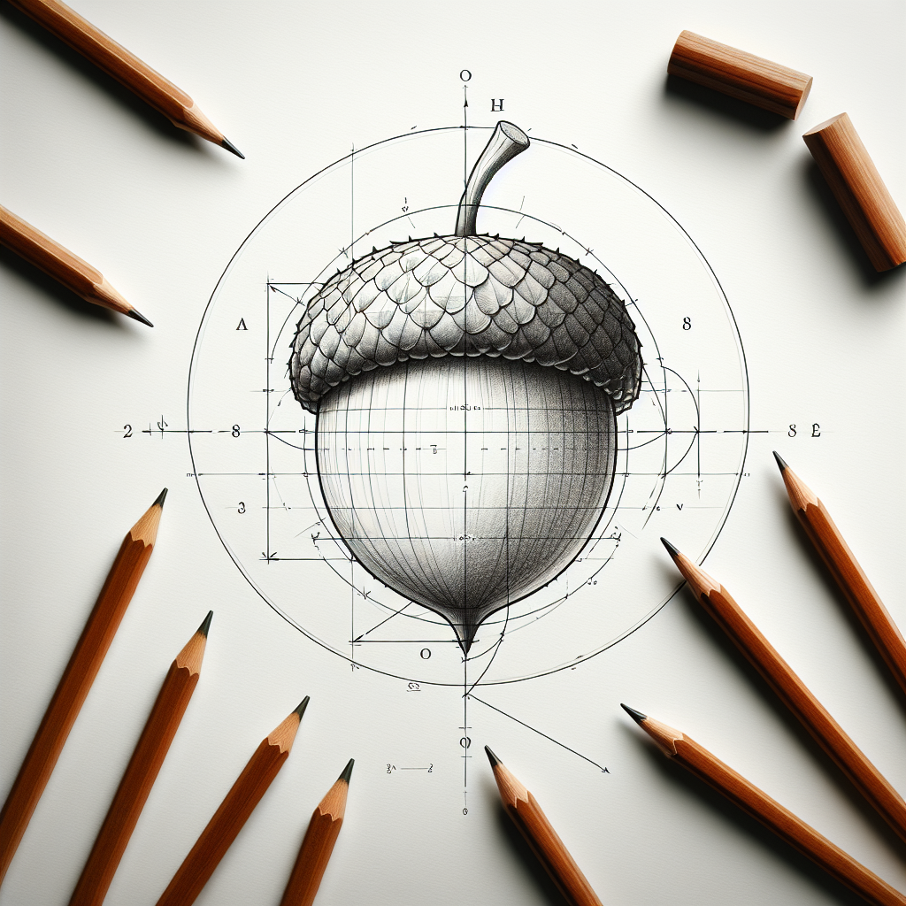 How to draw Acorn