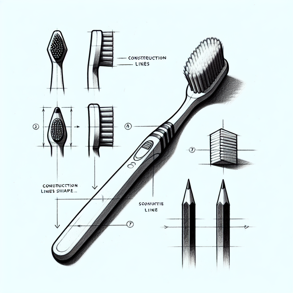 How to draw Toothbrush