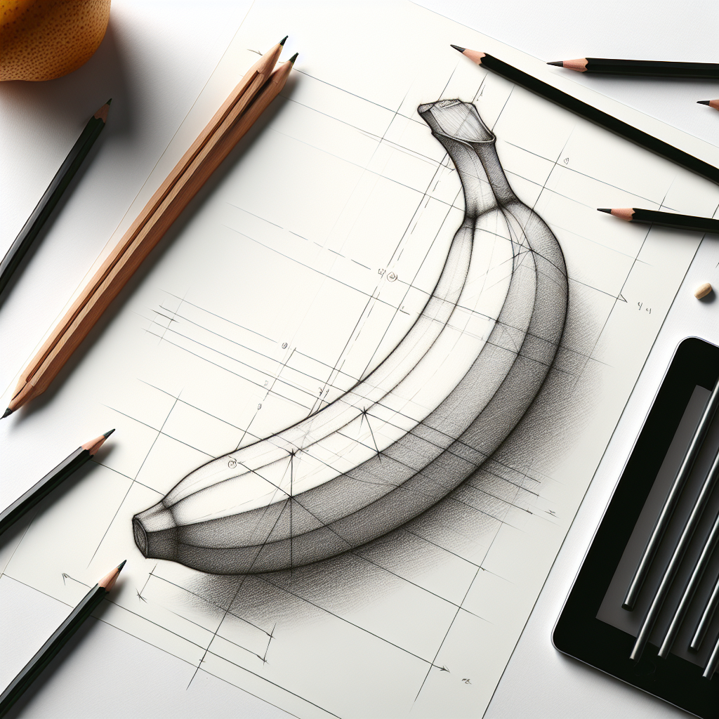 How to draw Banana