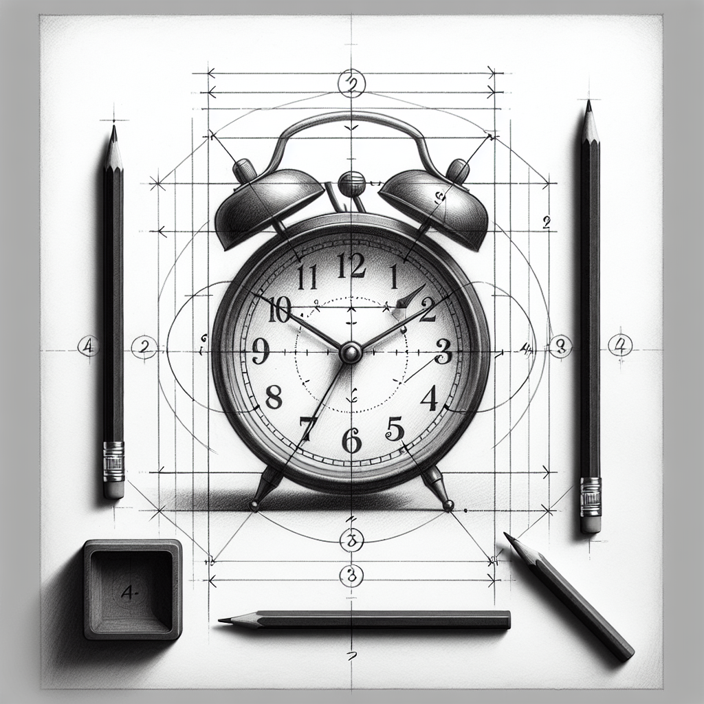 How to draw Alarm Clock