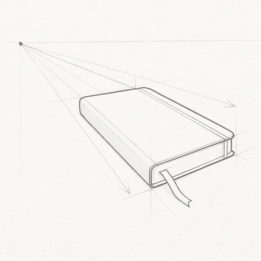 How to draw a notebook