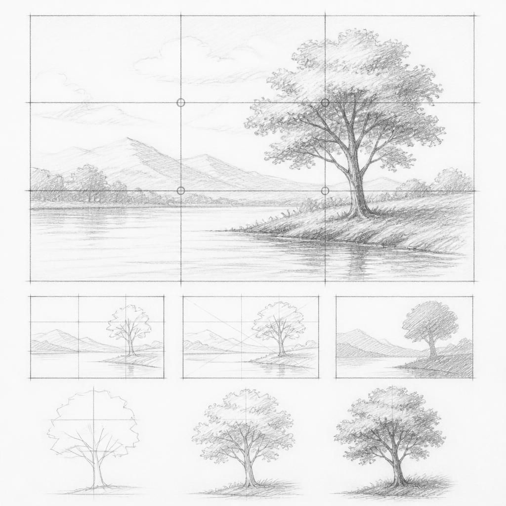 How to draw a pencil