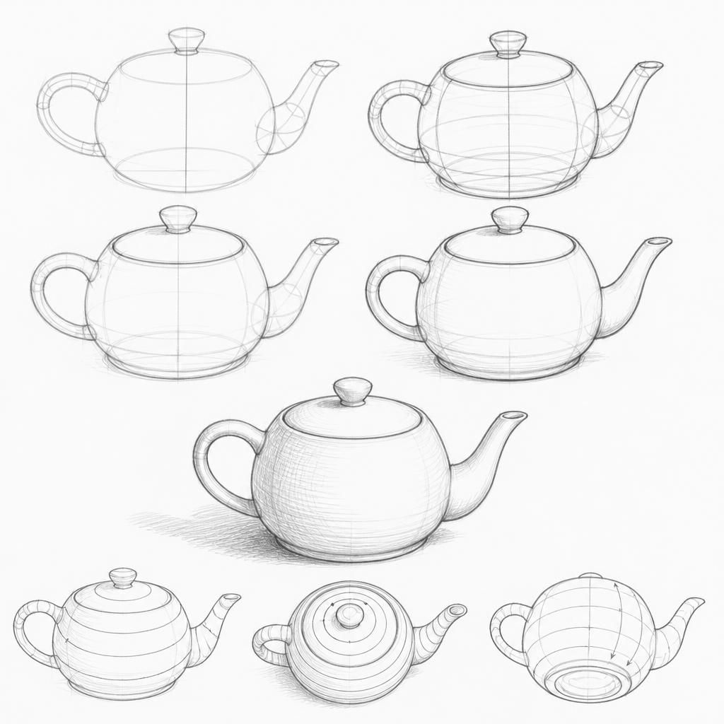How to draw a teapot