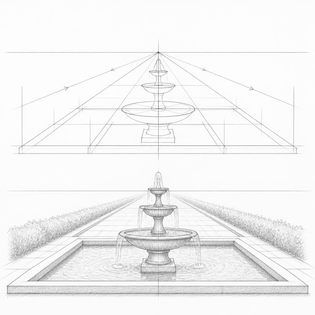 How to Draw a Fountain: 10-Minute Step-by-Step Guide